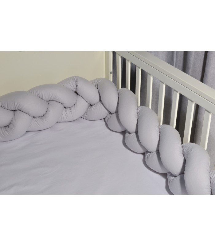 Oliver Baby Des.315 πλεξούδα Γκρι τριπλή Βαμβακερή 20x200