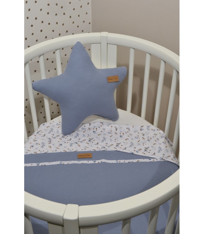 Oliver Baby Des.401 Καλοκαιρινή Κουβέρτα Διπλής Όψης  Ραφ 75x95 Oliver Baby Des.401 Καλοκαιρινή Κουβέρτα Διπλής Όψης  Ραφ 75x95