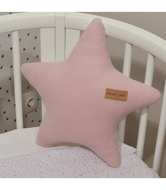 Oliver Baby Des.402 Μαξιλάρι Διακοσμητικό Αστέρι Διπλής Όψης  Σάπιο Μήλο 37x37