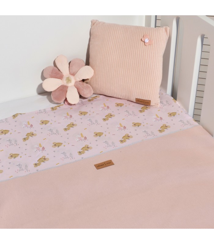 Oliver Baby Des.412  Καλοκαιρινή Κουβέρτα Διπλής Όψης  Ροζ  75x95 Oliver Baby Des.412  Καλοκαιρινή Κουβέρτα Διπλής Όψης  Ροζ  75x95