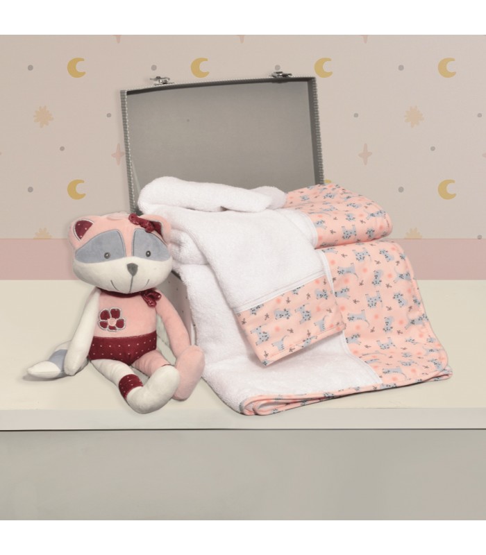 Oliver Baby Σετ Πετσέτες Εμπριμέ - 2 τεμ Σχ΄΄εδιο 215 100% βαμβάκι 450 ΓΡΜ/ΤΜ - 30Χ50 70Χ120 - Ελληνικής ραφής