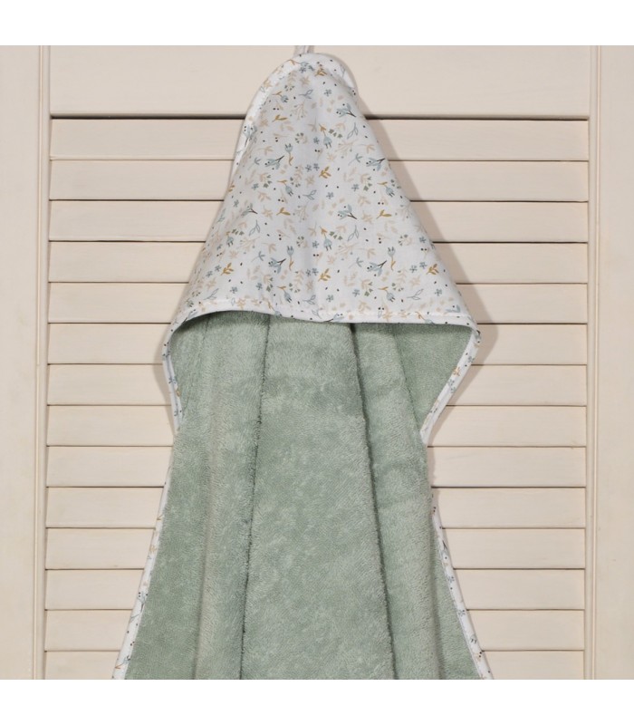 Oliver Baby μπουρνούζι μέντα Σχέδιο 403-1 75χ75 100% βαμβάκι 450grs/sqm Oliver Baby