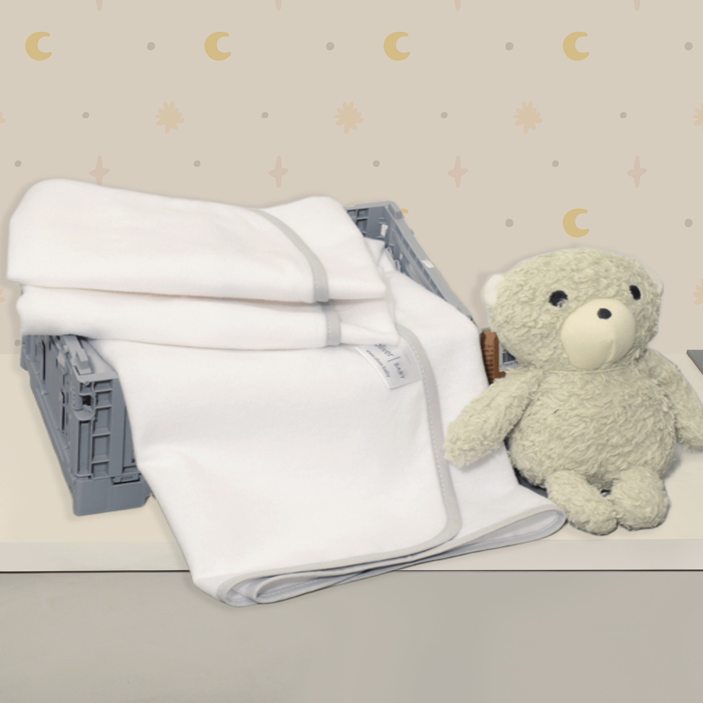 Πάνα Φανελλένια 80x80 cm με Ρέλι 200 γρμ/τμ - Design 315 - Oliver Baby