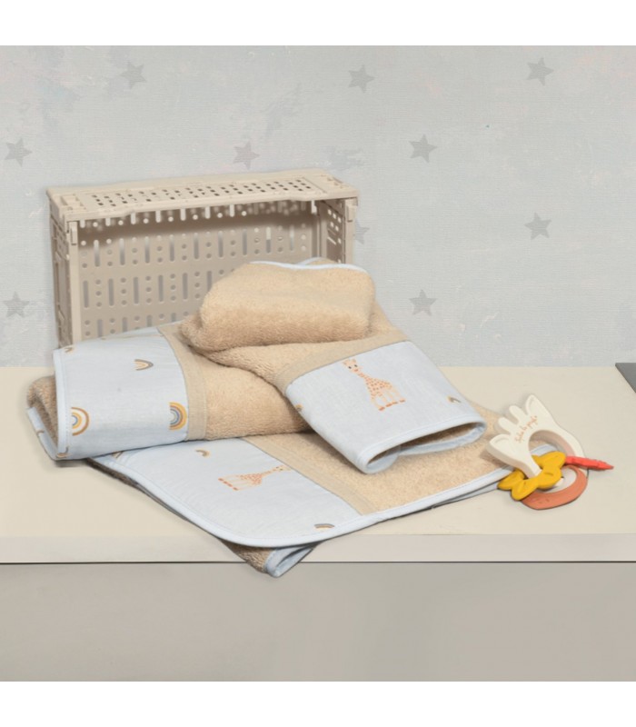 Σετ πετσέτες 2 τεμ 30x50 & 70x120 450 γρμ/τμ Sophie La Girafe σχ 504