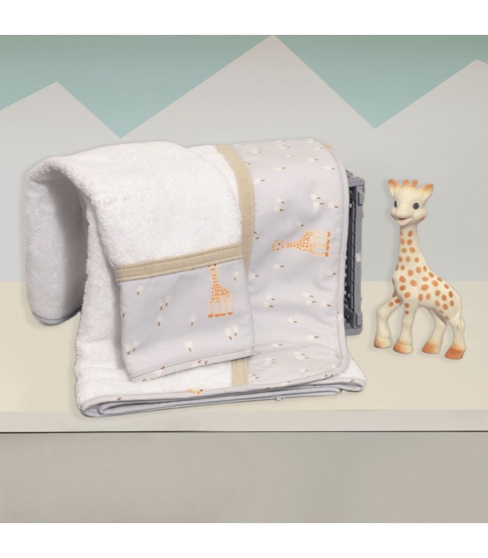 Σετ πετσέτες 2 τεμ 30x50 & 70x120 450 γρμ/τμ Sophie La Girafe σχ 505