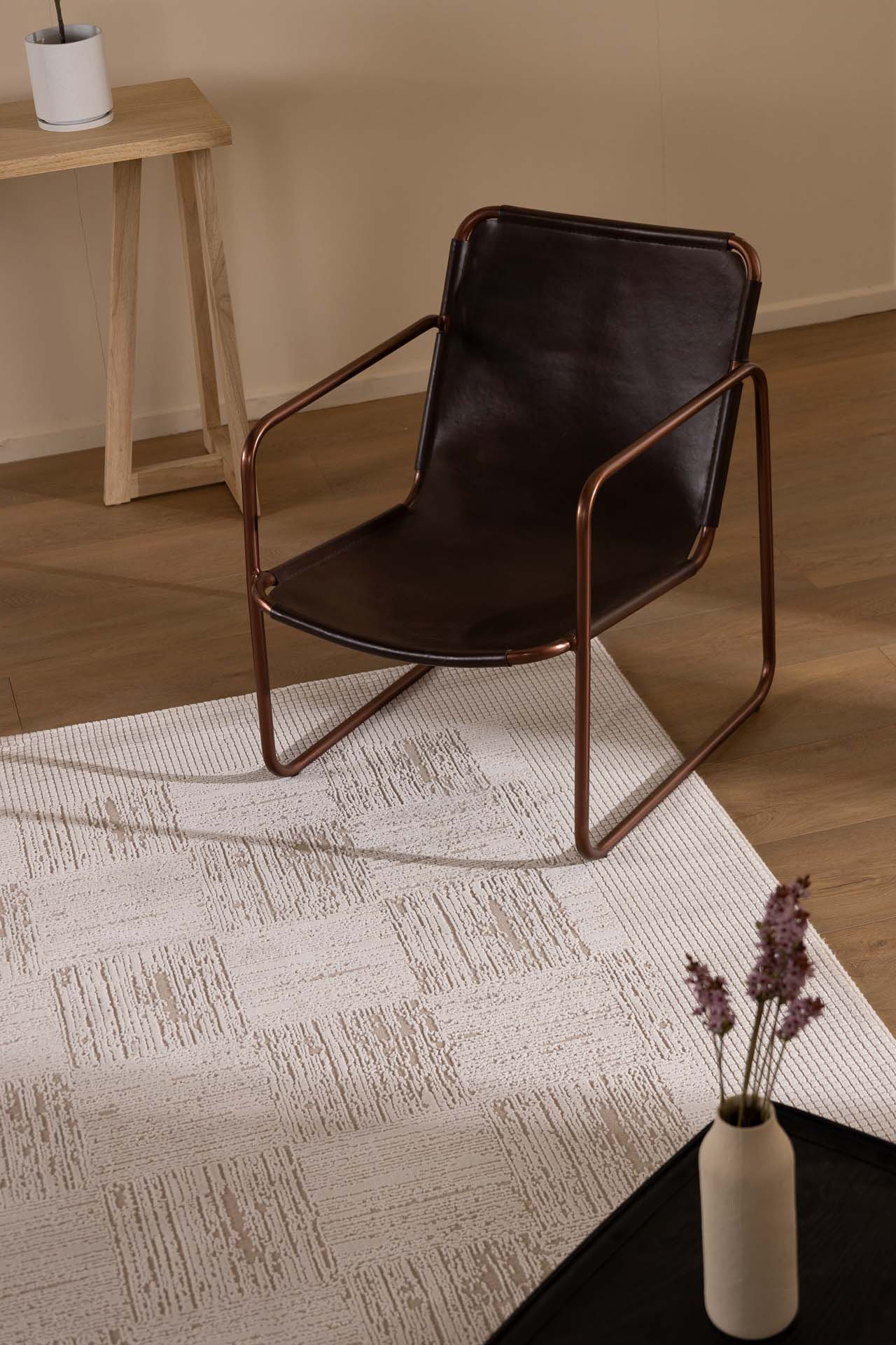 χαλί bianca 680a beige royal carpet - 80 x 480 cm