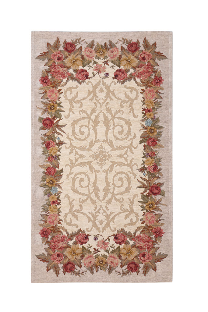 χαλί canvas aubuson round 822 j royal carpet - 150 x 150 cm
