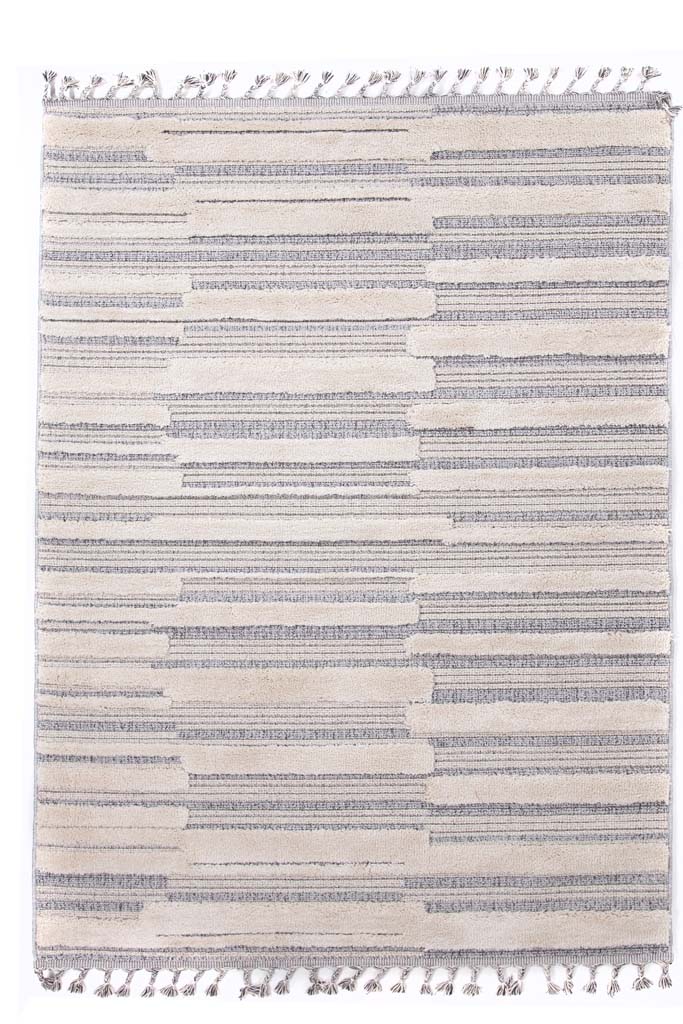 χαλί la casa 713a white l.gray royal carpet - 160 x 230 cm