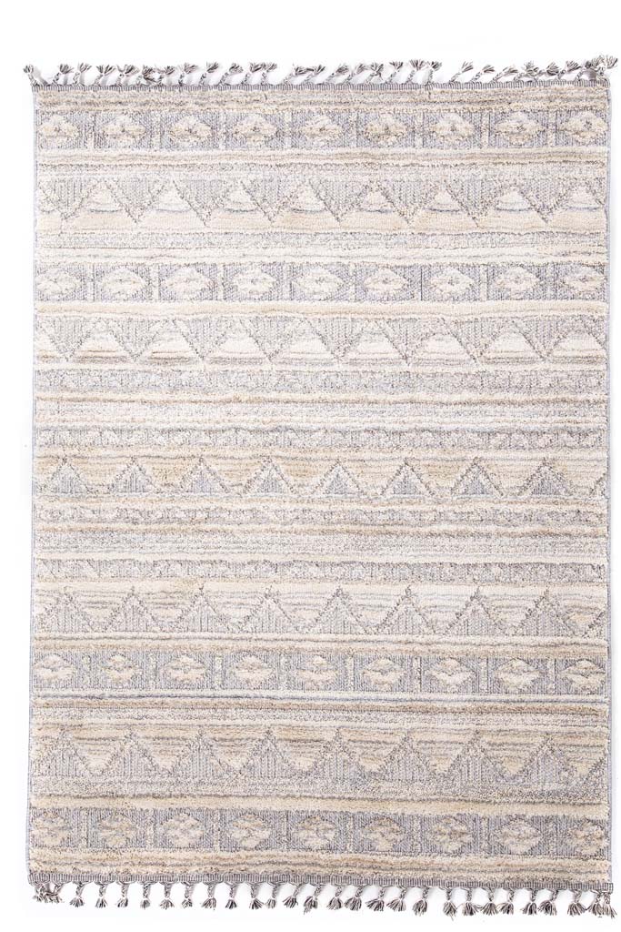 χαλί la casa 725a white l.gray royal carpet - 160 x 230 cm