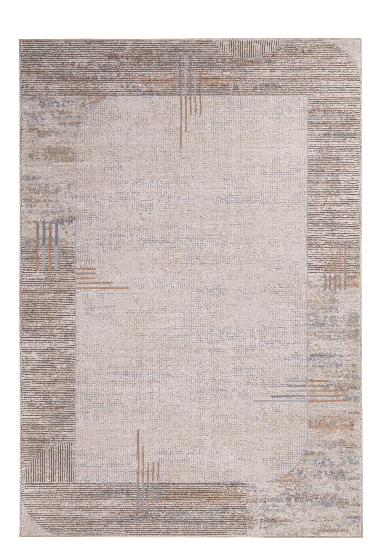 χαλί mona 447 beige brown royal carpet - 200 x 290 cm