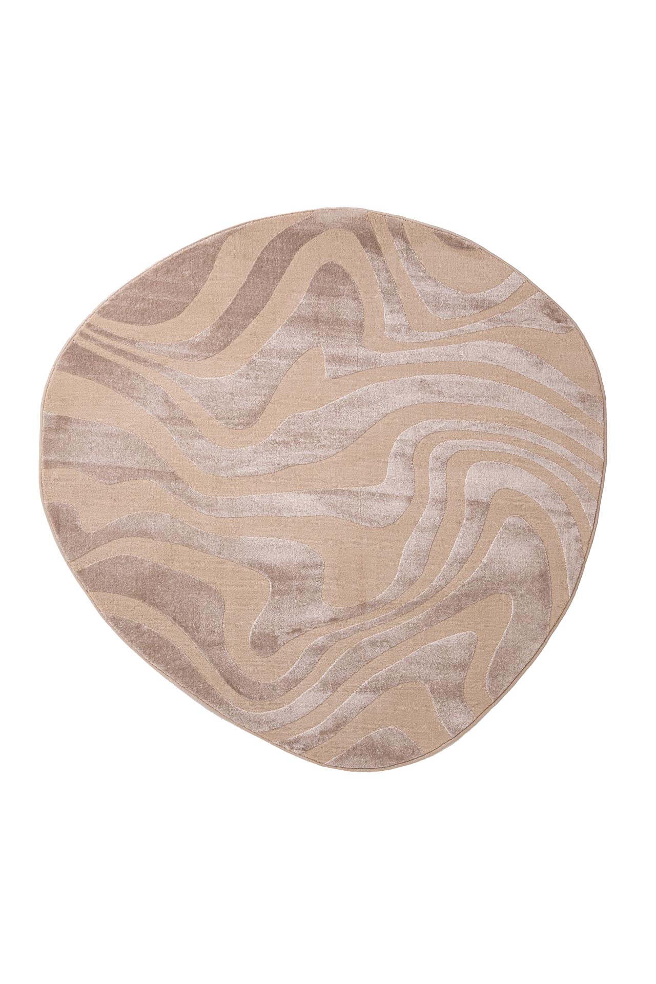 χαλί organic 265 beige royal carpet - 200 x 200 cm