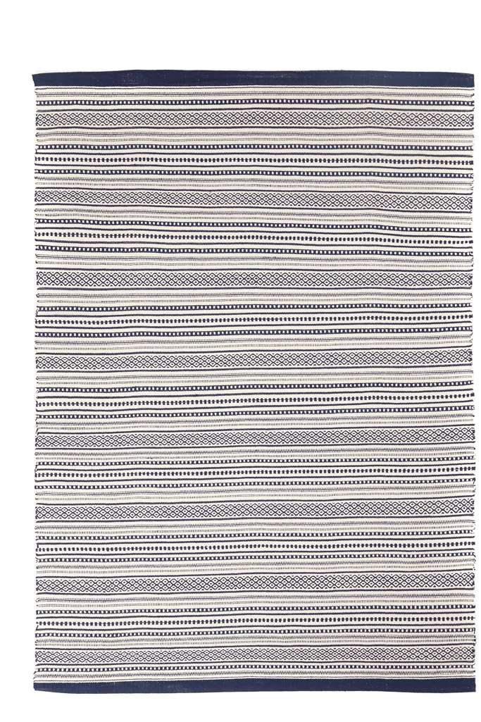 χαλί urban cotton kilim titan iris royal carpet - 130 x 190 cm