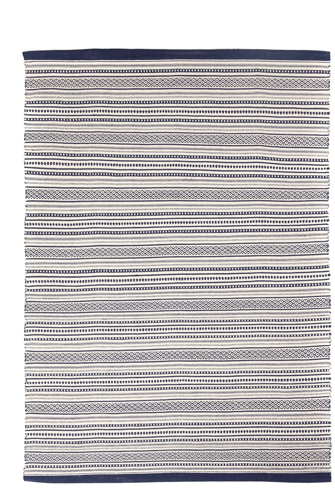 χαλί urban cotton kilim titan iris royal carpet - 70 x 140 cm
