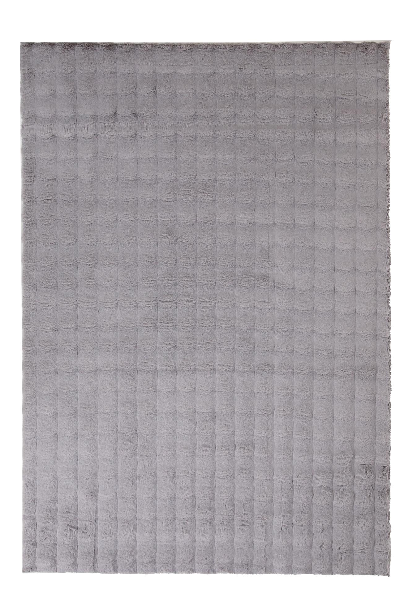 γούνινο χαλί bunny bubble grey royal carpet - 67 x 140 cm
