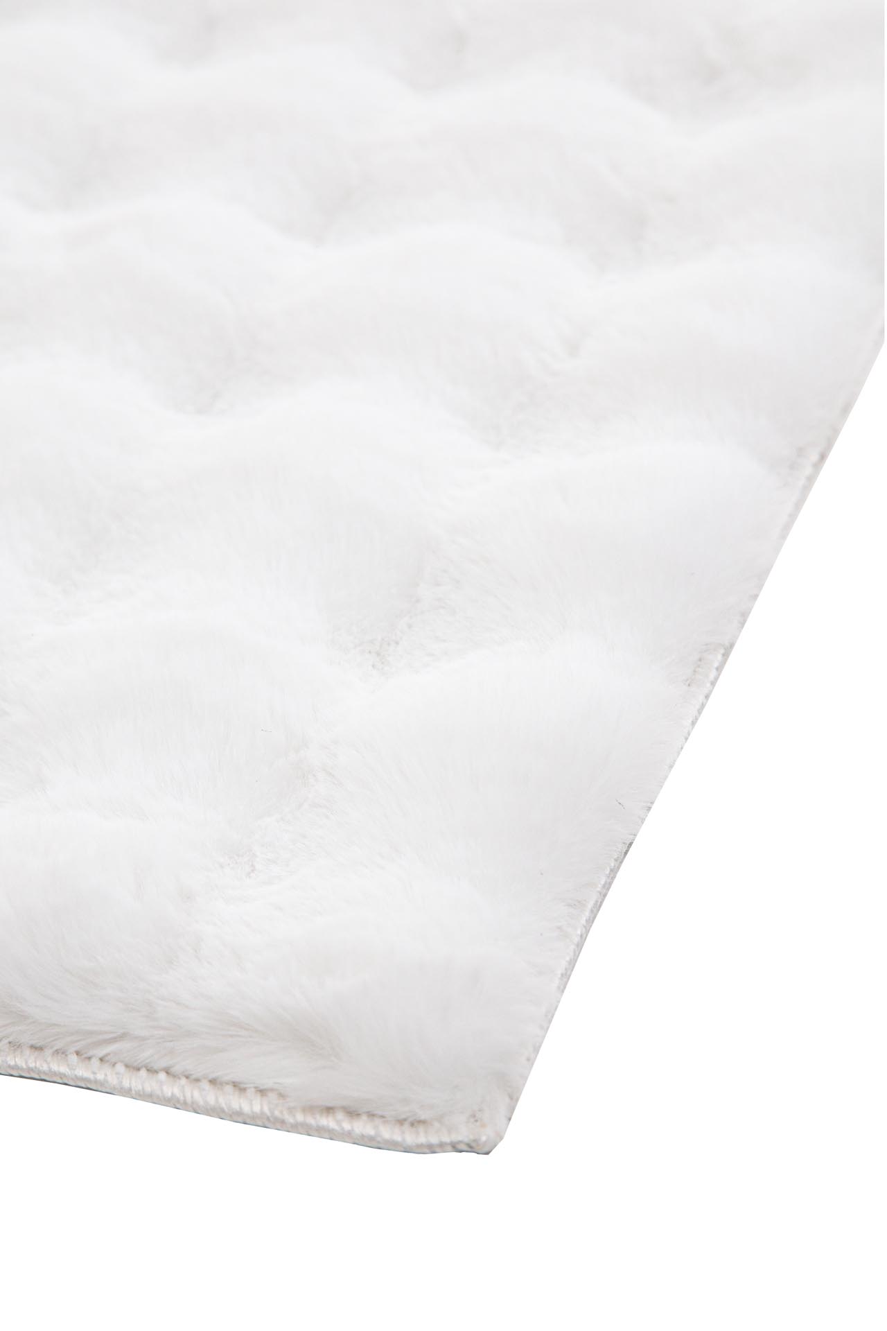 γούνινο χαλί bunny bubble white royal carpet - 67 x 200 cm