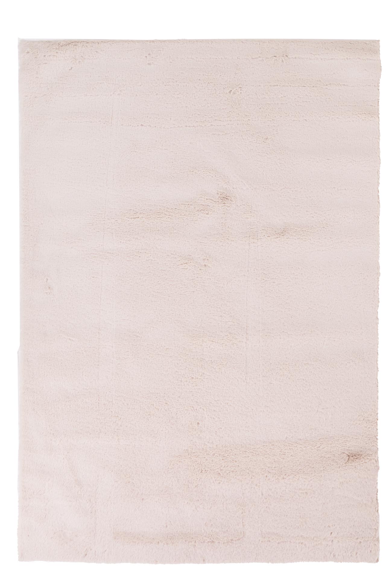 γούνινο χαλί bunny shape rabbit beige royal carpet - 60 x 90 cm