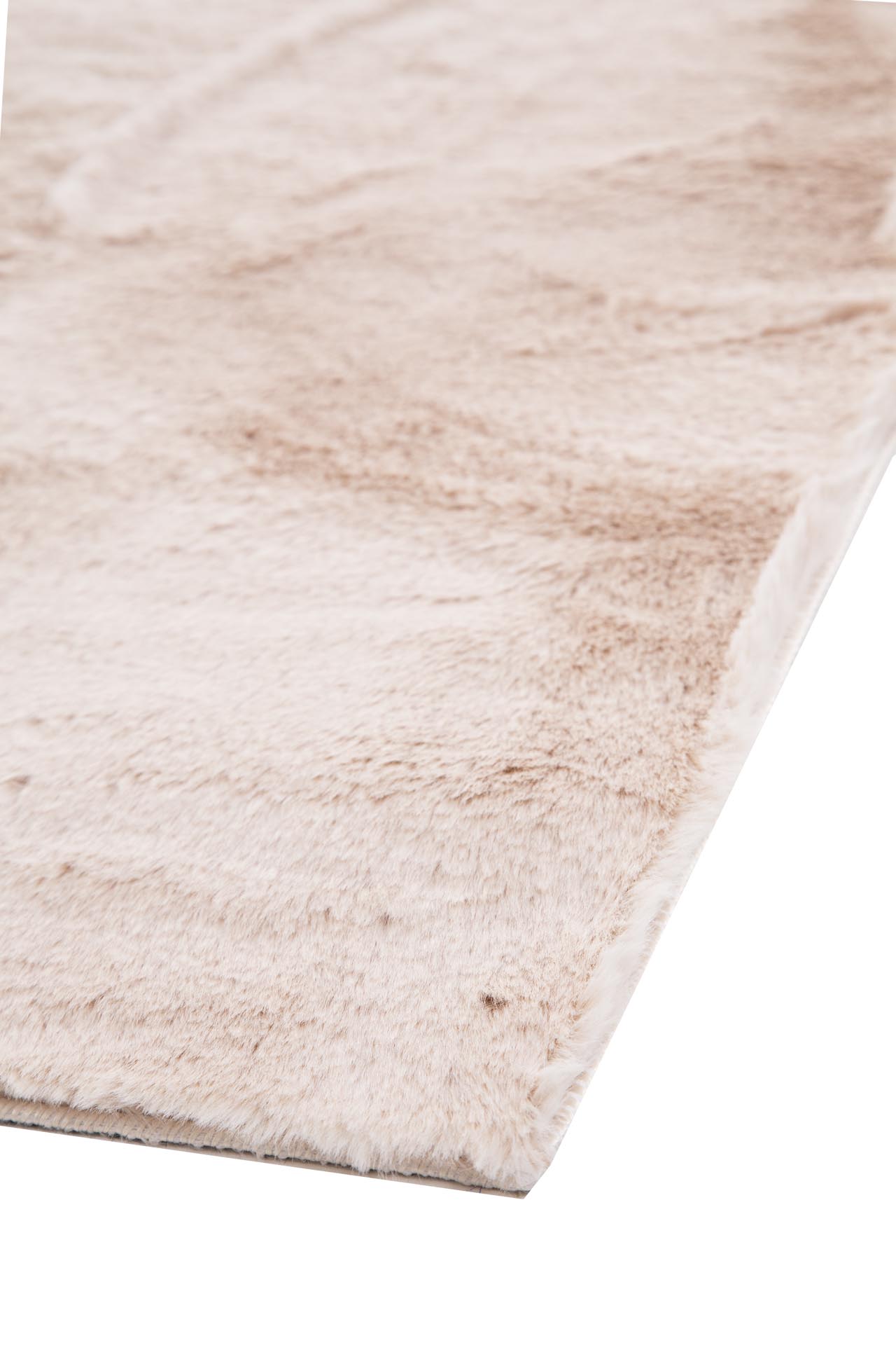 γούνινο χαλί bunny shape rabbit beige royal carpet - 60 x 90 cm
