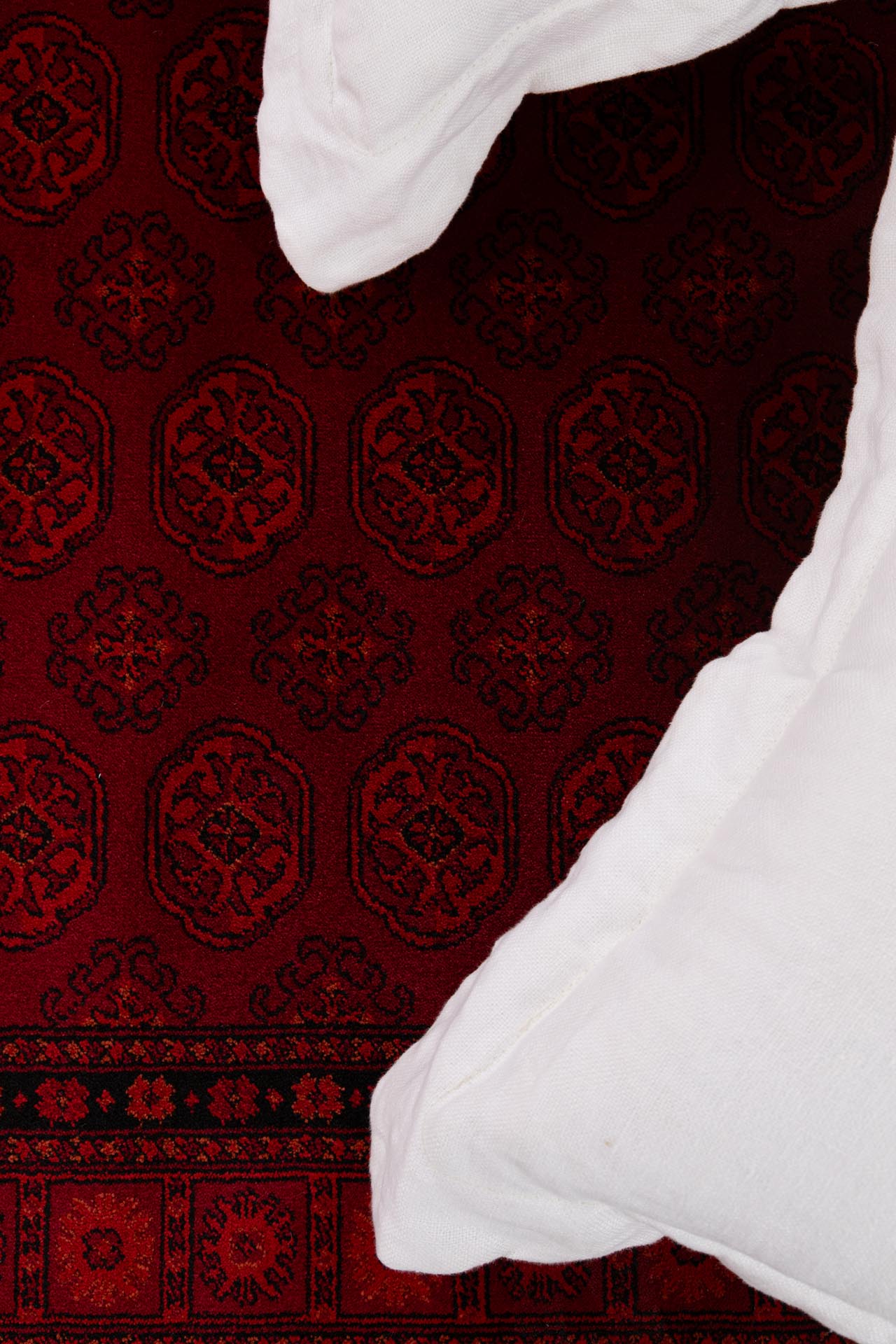 κλασικό χαλί afgan 7454a d.red royal carpet - 133 x 190 cm