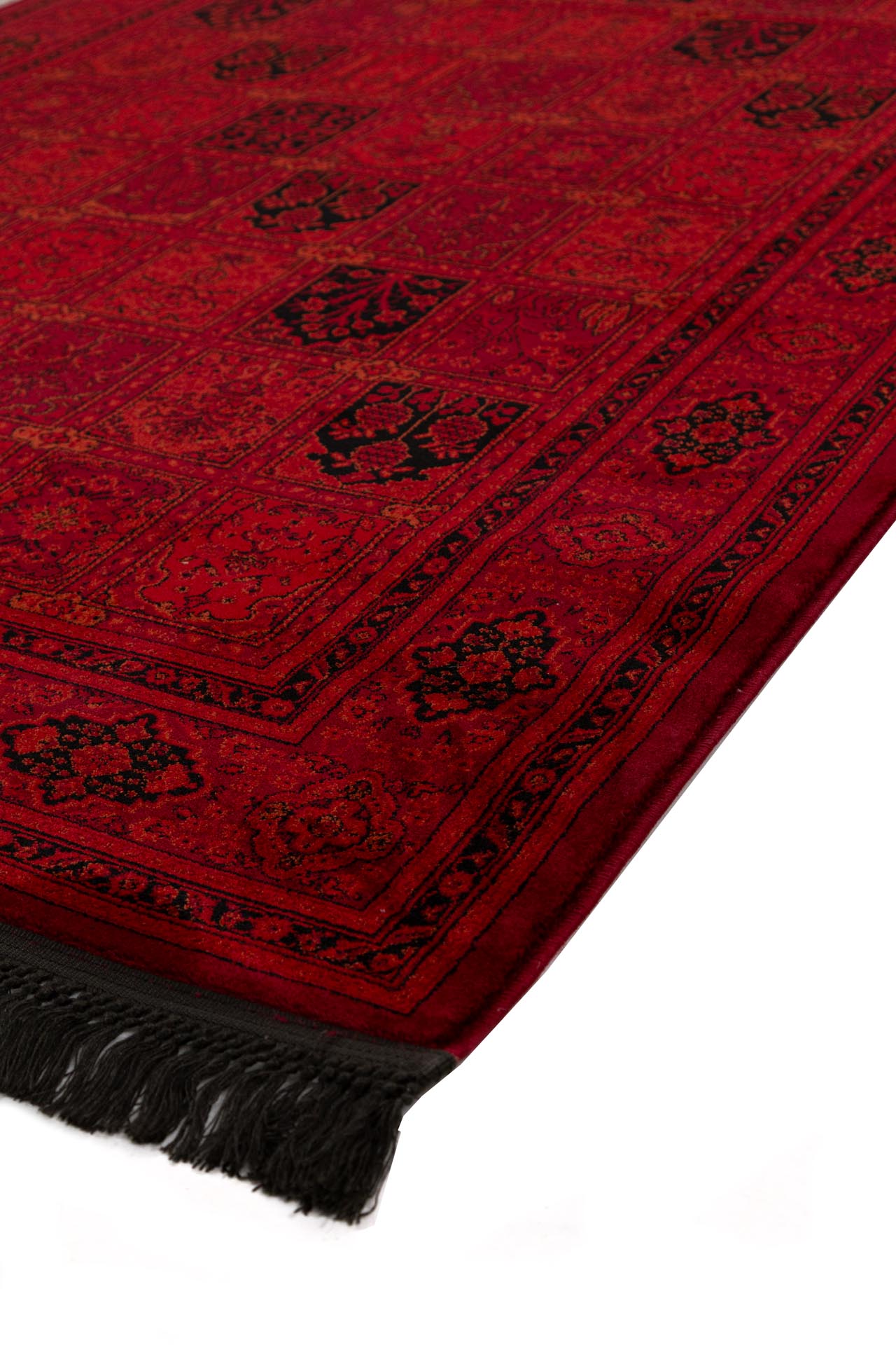 κλασικό χαλί afgan 8129h d.red royal carpet - 133 x 190 cm