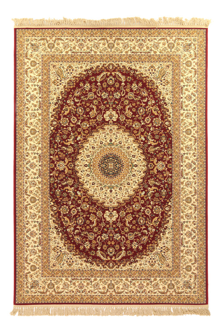 κλασικό χαλί sherazad 3756 8351 red royal carpet - 140 x 190 cm