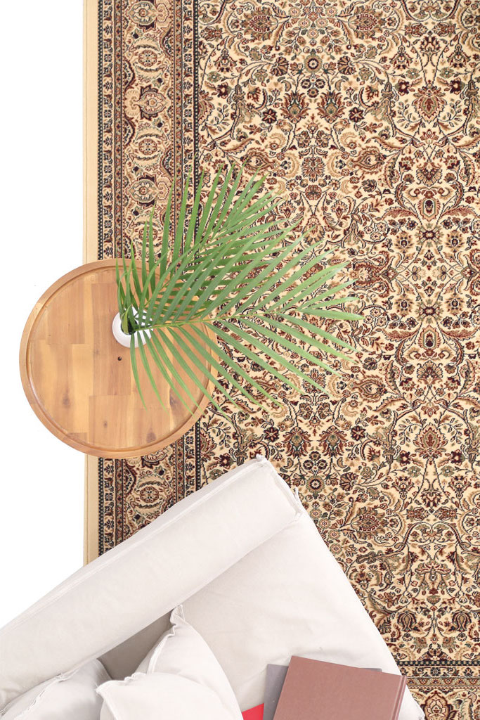 κλασικό χαλί sherazad 6461 8302 ivory royal carpet - 240 x 300 cm