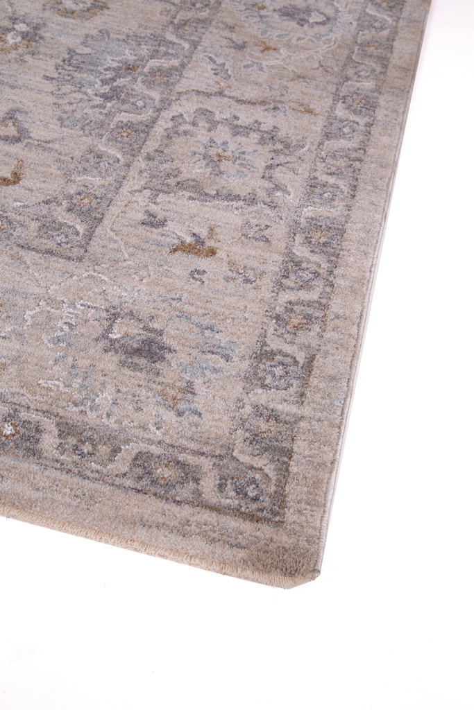 κλασικό χαλί tabriz 662 l.grey royal carpet - 240 x 360 cm