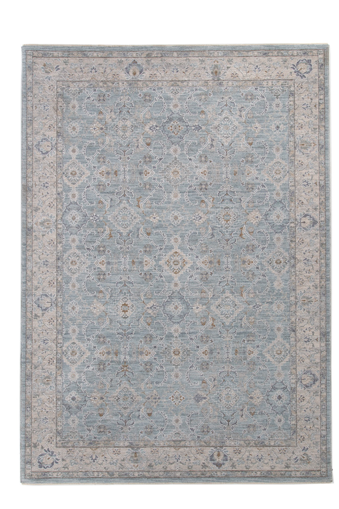 κλασικό χαλί tabriz 839 blue royal carpet - 160 x 230 cm