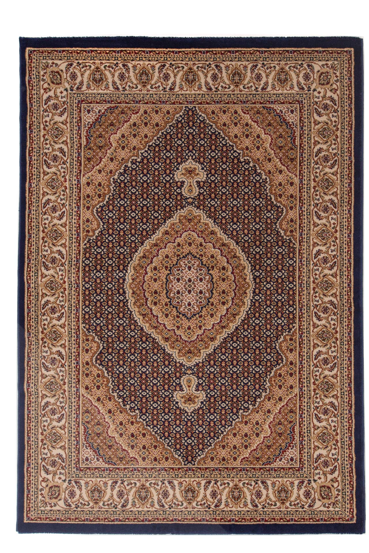 κλασικό χαλί teheran 2120 navy royal carpet - 160 x 230 cm