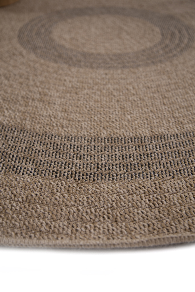 ψάθα avanos 8866 black royal carpet - 160 x 160 cm