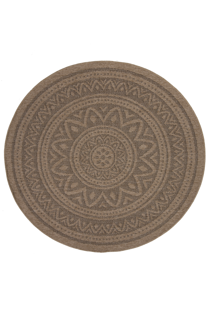 ψάθα avanos 8871 black royal carpet - 200 x 200 cm