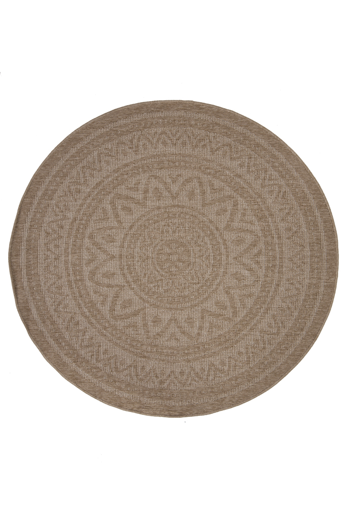 ψάθα avanos 8871 white royal carpet - 200 x 200 cm