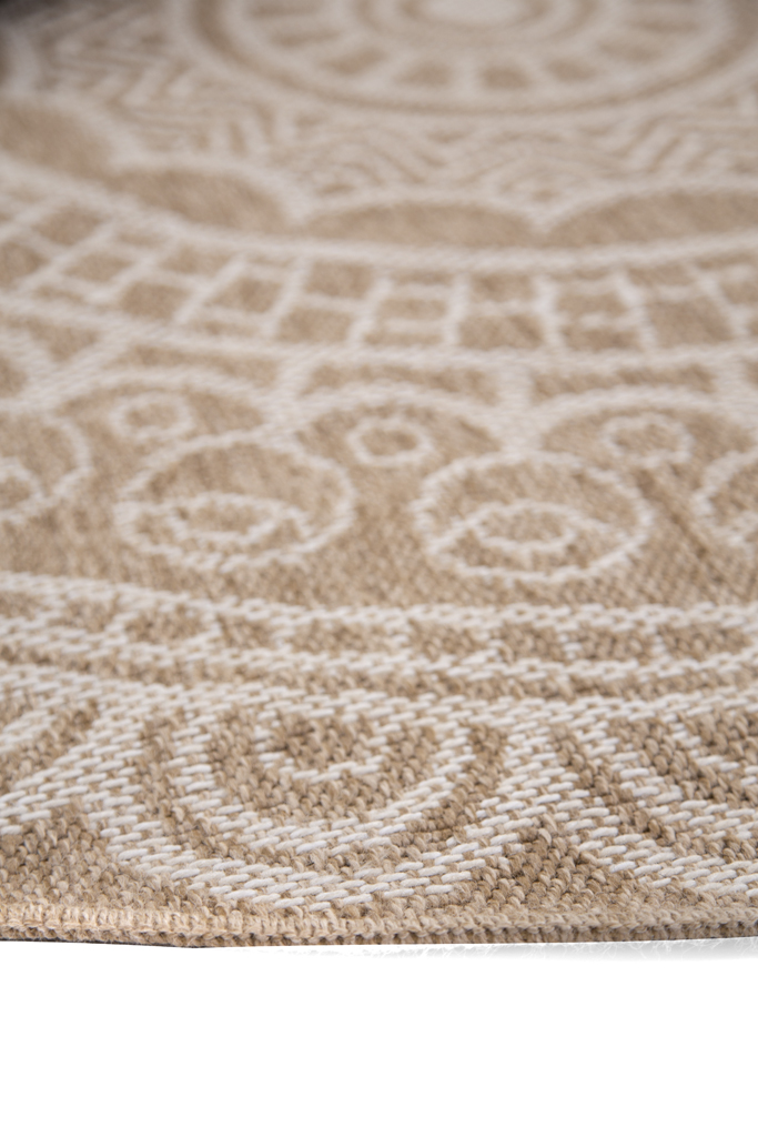 ψάθα avanos 8893 white royal carpet - 200 x 200 cm