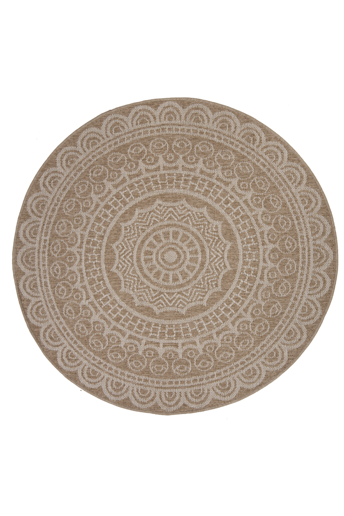 ψάθα avanos 8893 white royal carpet - 200 x 200 cm