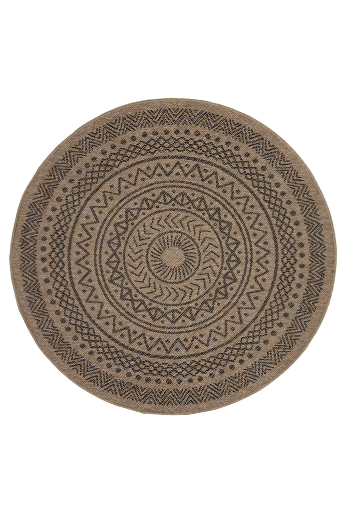 ψάθα avanos 8894 black royal carpet - 240 x 240 cm