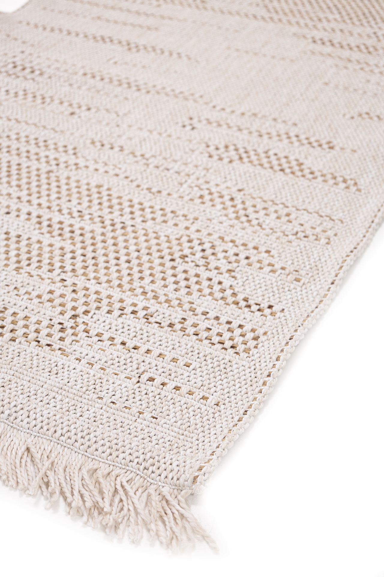 ψάθα craft 940604 cream royal carpet - 66 x 250 cm