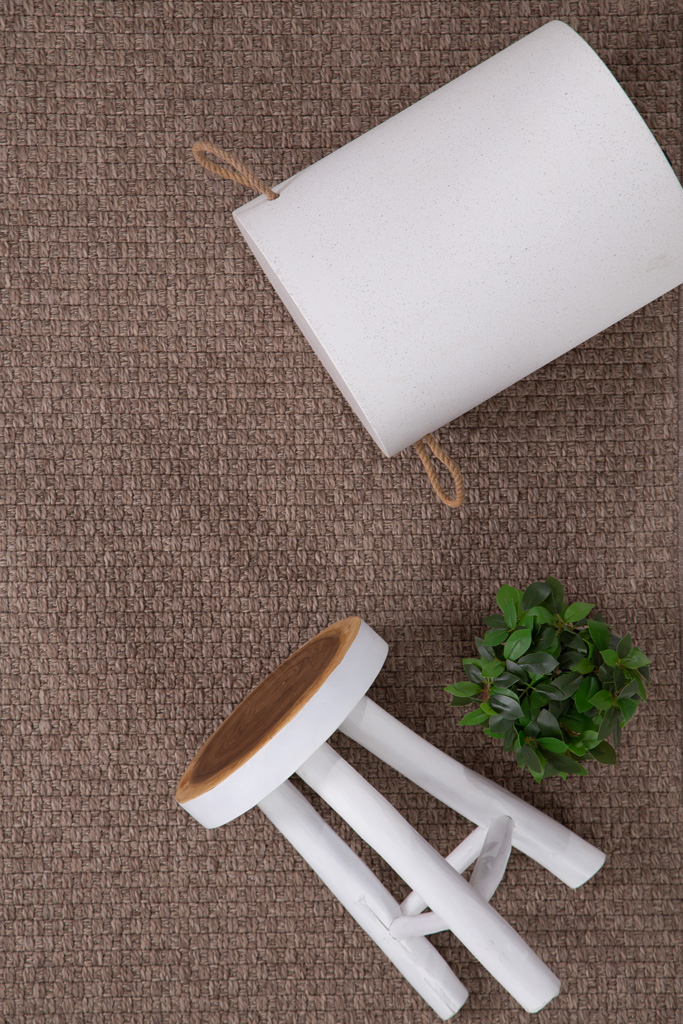 ψάθα eco 3555 4 brown royal carpet - 160 x 230 cm