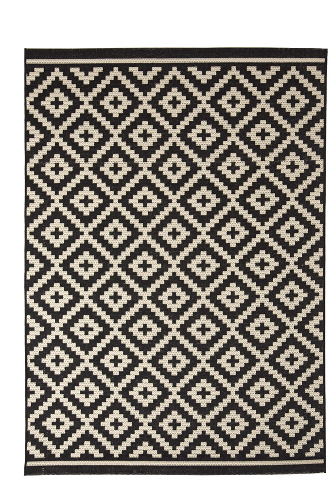 ψάθα flox black 721k royal carpet - 140 x 200 cm