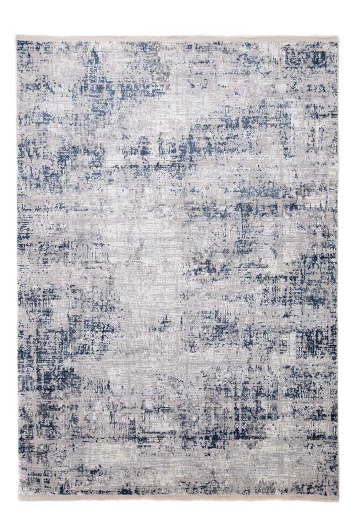 μοντέρνο χαλί infinity 2705a blue grey royal carpet 070x140