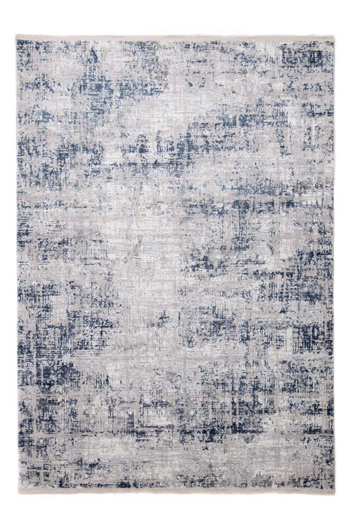 μοντέρνο χαλί infinity 2705a blue grey royal carpet 200x290