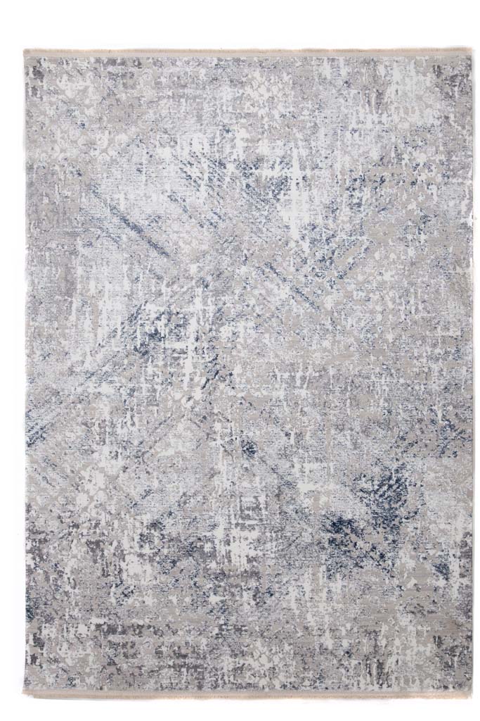 μοντέρνο χαλί infinity 2730a blue grey royal carpet 200x290