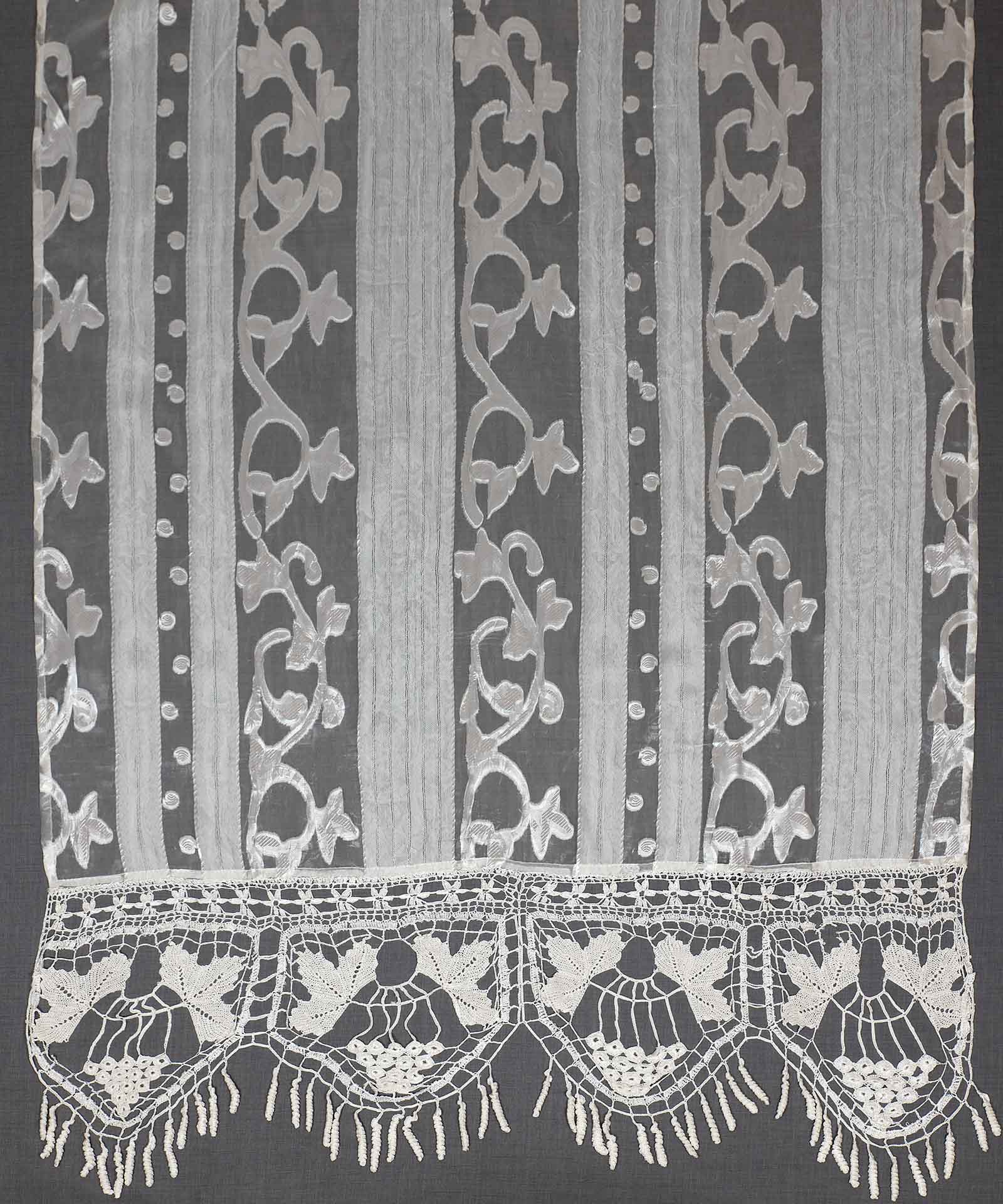 Κουρτίνα Με Τιράντα 160x160 Silk Fashion 014 Λευκό