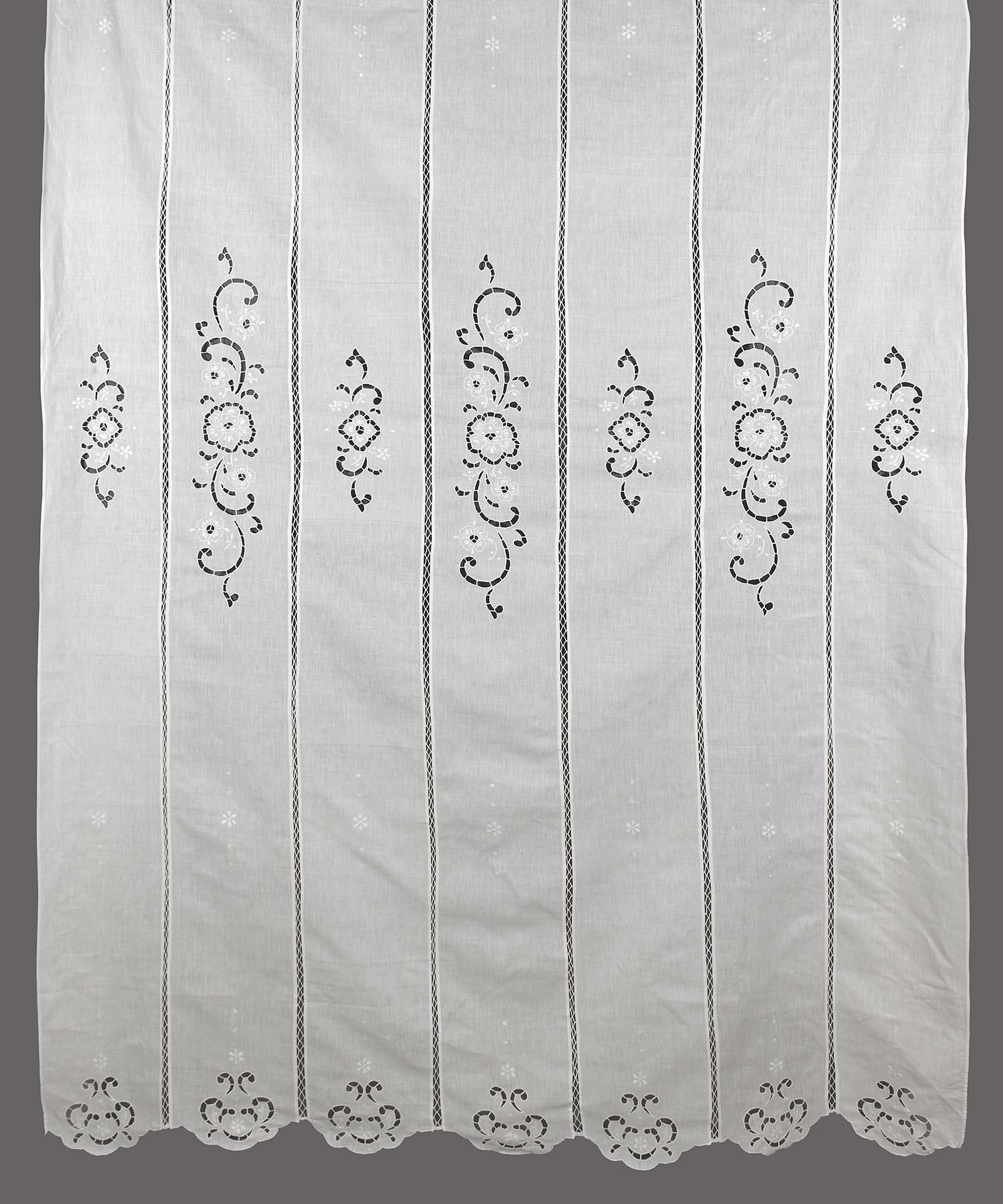 Κουρτίνα Με Τούνελ 160x270 Silk Fashion 348 Λευκό