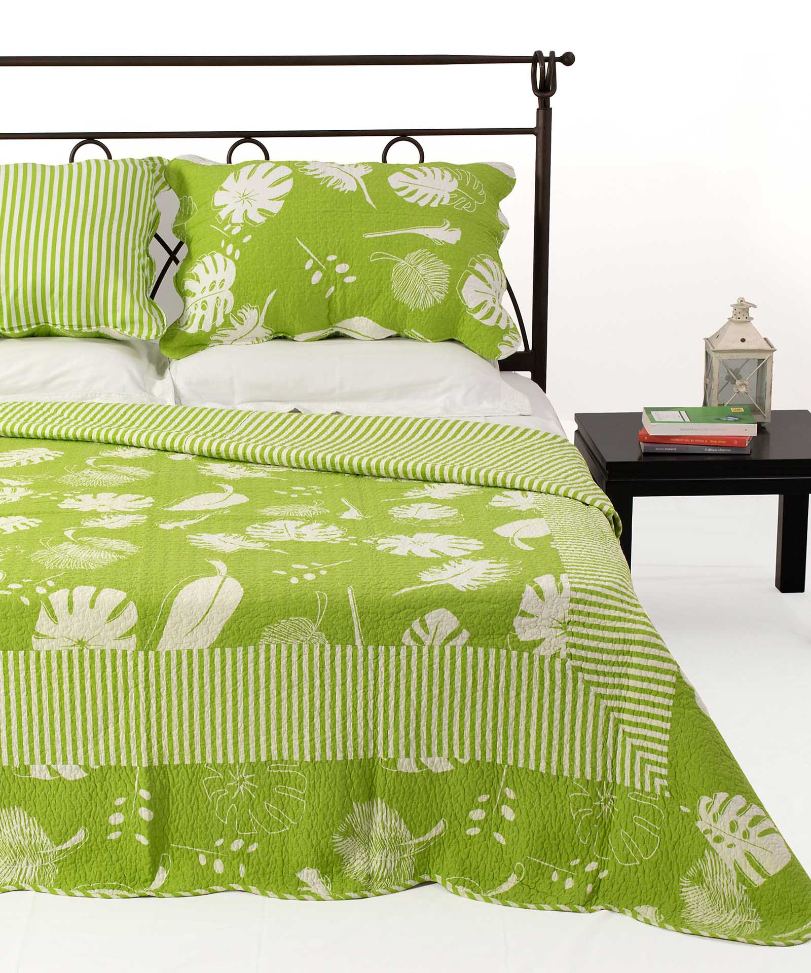 Κουβερλί Σετ Υπέρδιπλο 220x240 Silk Fashion 350 Λαχανί