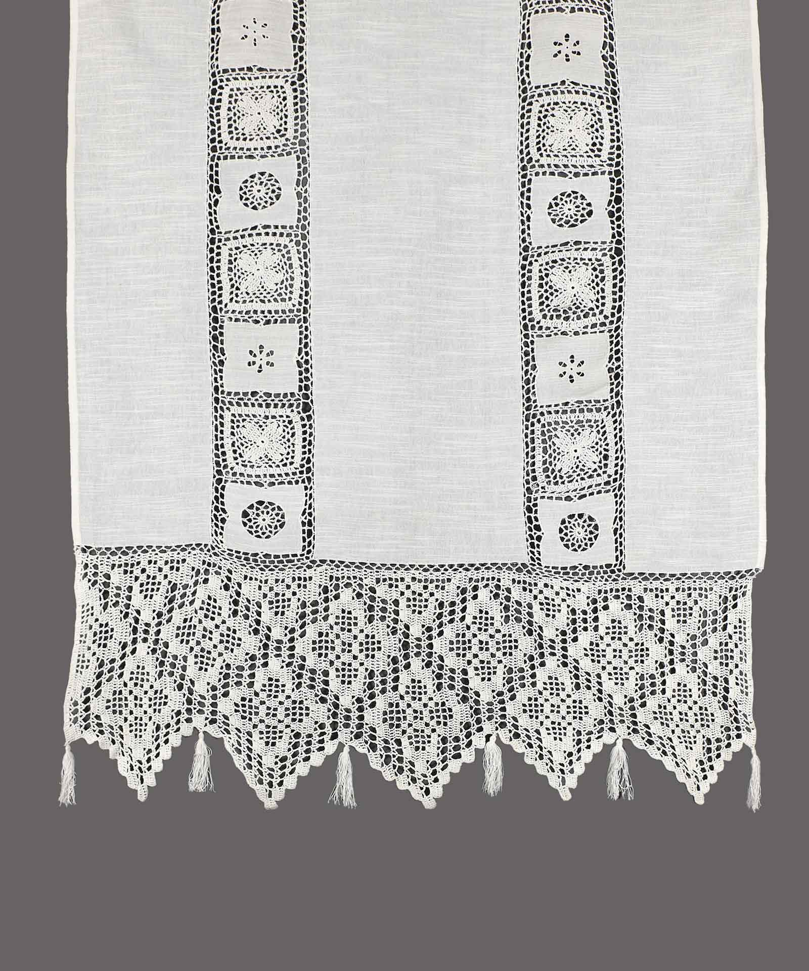 Κουρτίνα Με Τιράντες 200x270 Silk Fashion 426 Λευκό