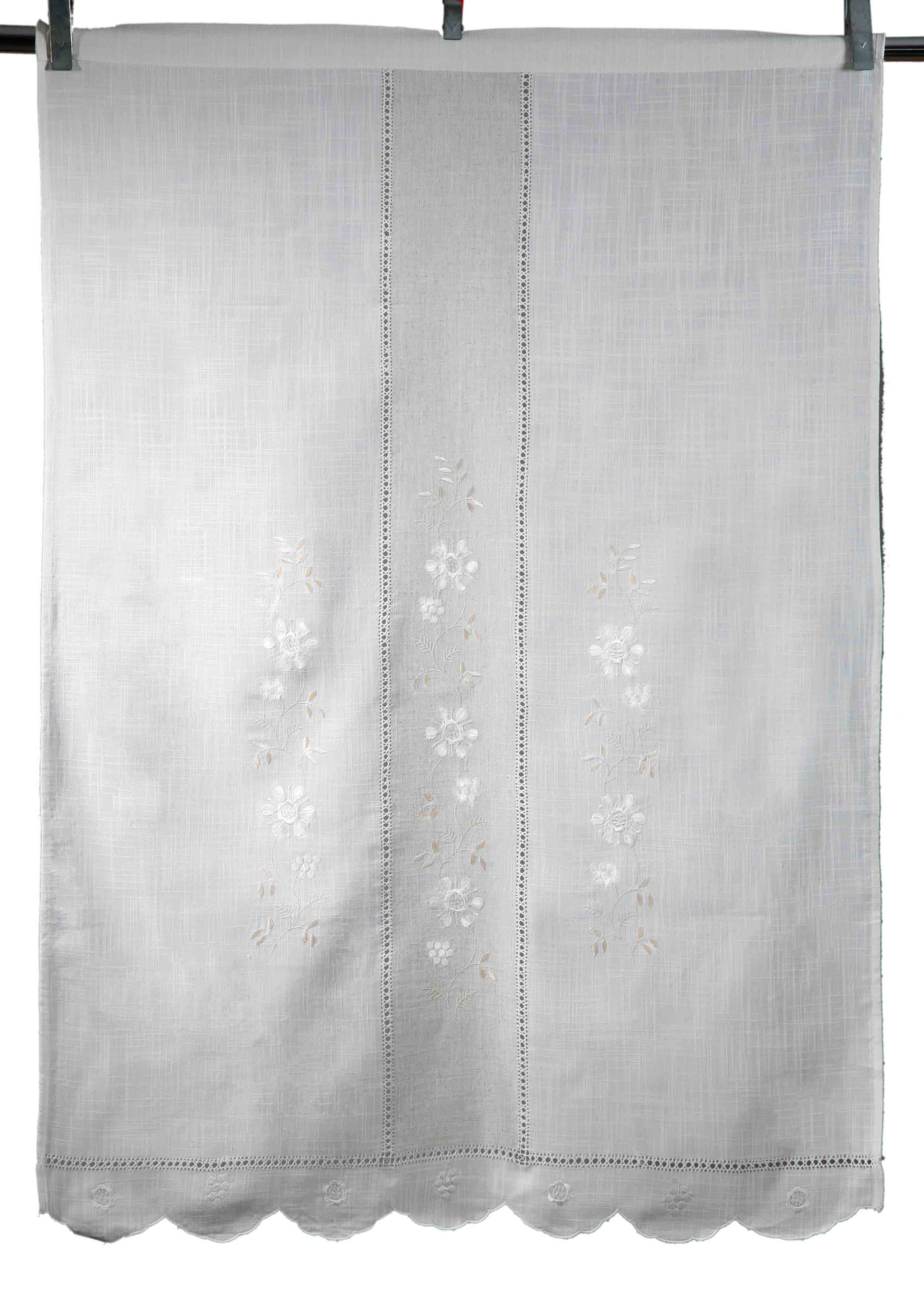 Κουρτίνα Με Τούνελ 200x270 Silk Fashion 464 Λευκή