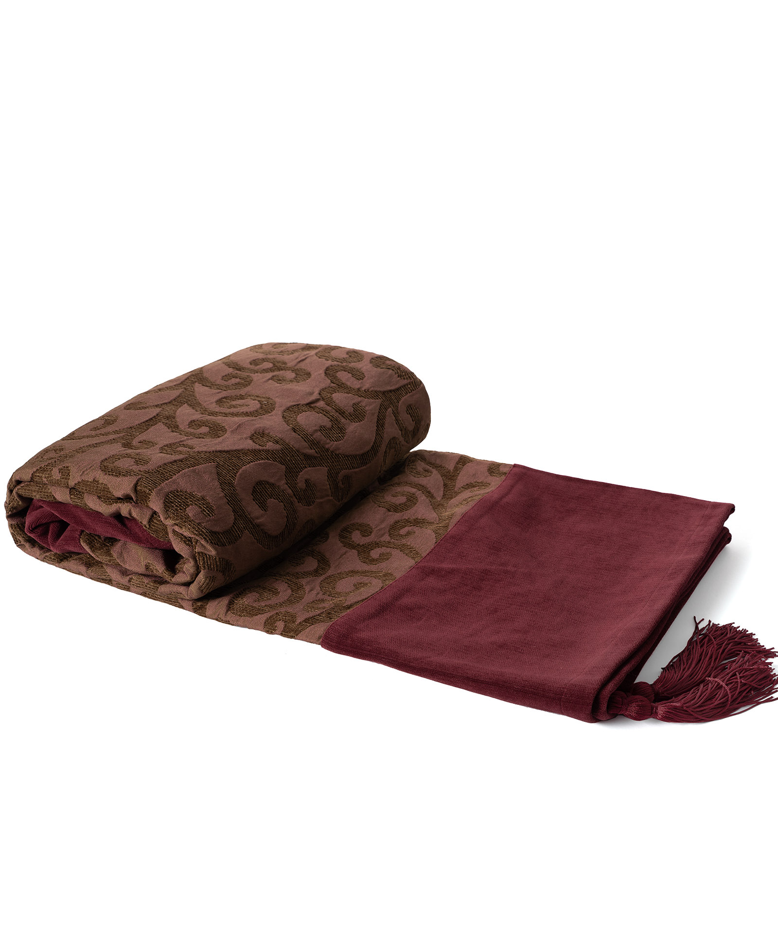 Ριχτάρι Πολυθρόνας 150x180 Silk Fashion 602 κλαδί   Μελιτζανί