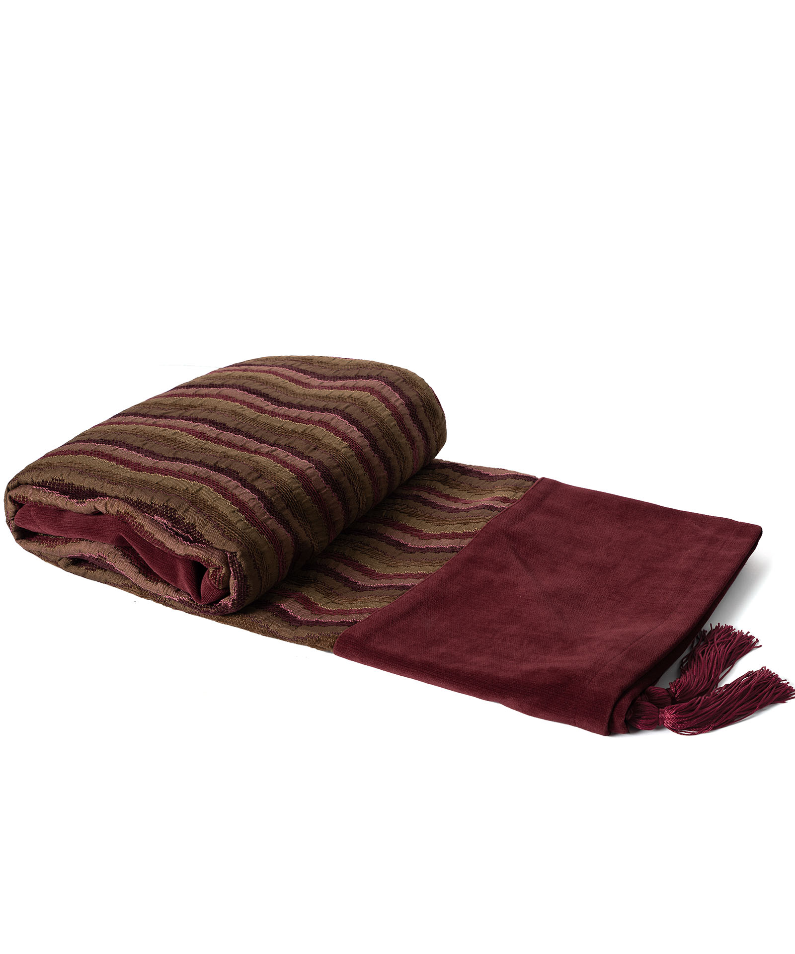 Ριχτάρι Πολυθρόνας 150x180 Silk Fashion 602 κύμα   Μπορντώ