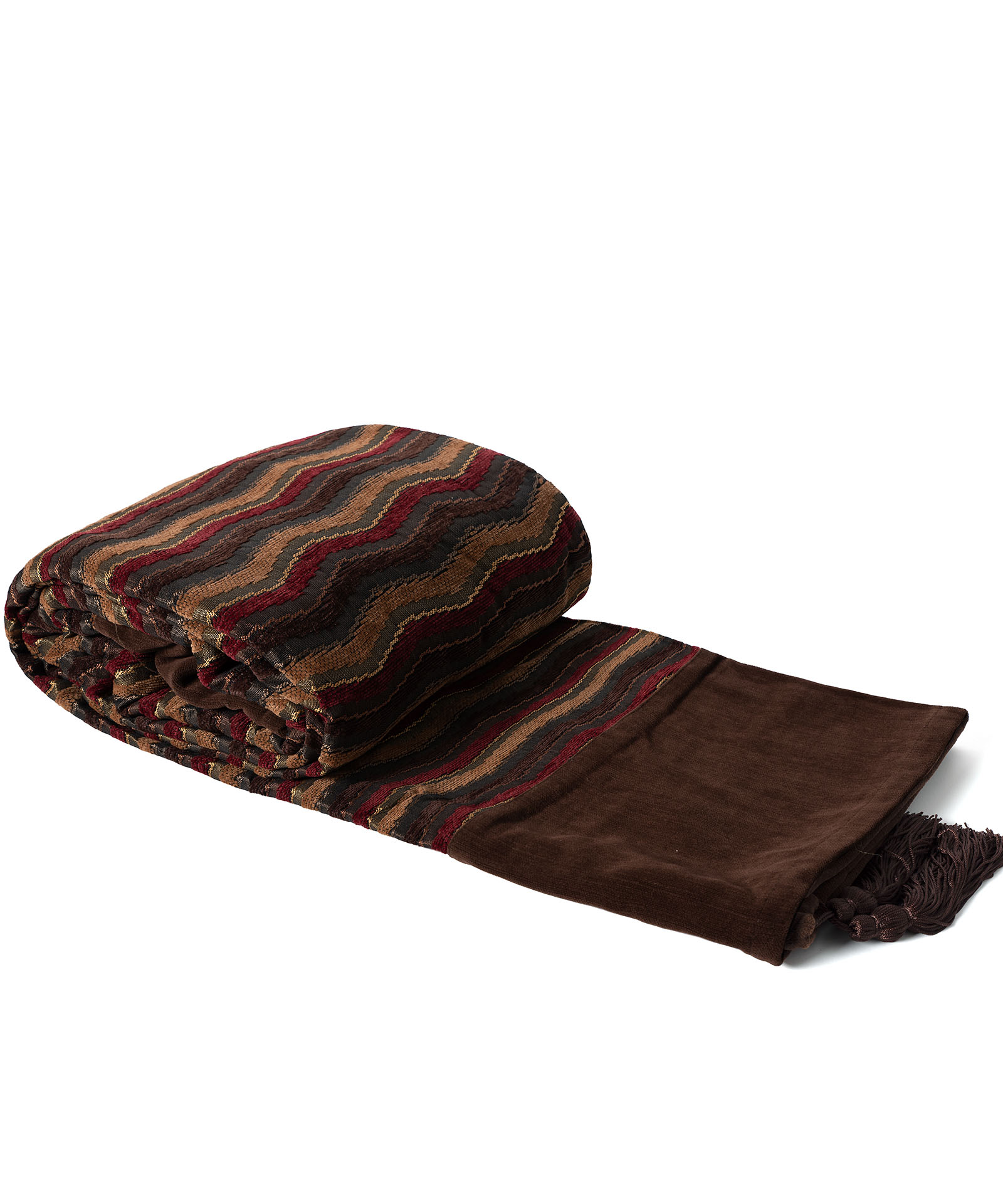 Ριχτάρι Τετραθέσιος 180x320 Silk Fashion 602 κύμα   Καφέ