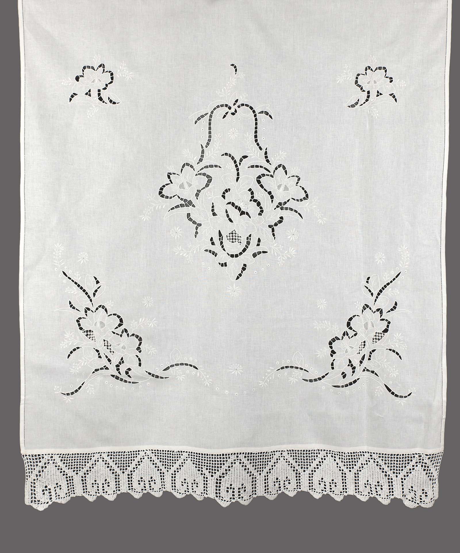 Κουρτίνα Με Τούνελ 120x150 Silk Fashion 662 Λευκό