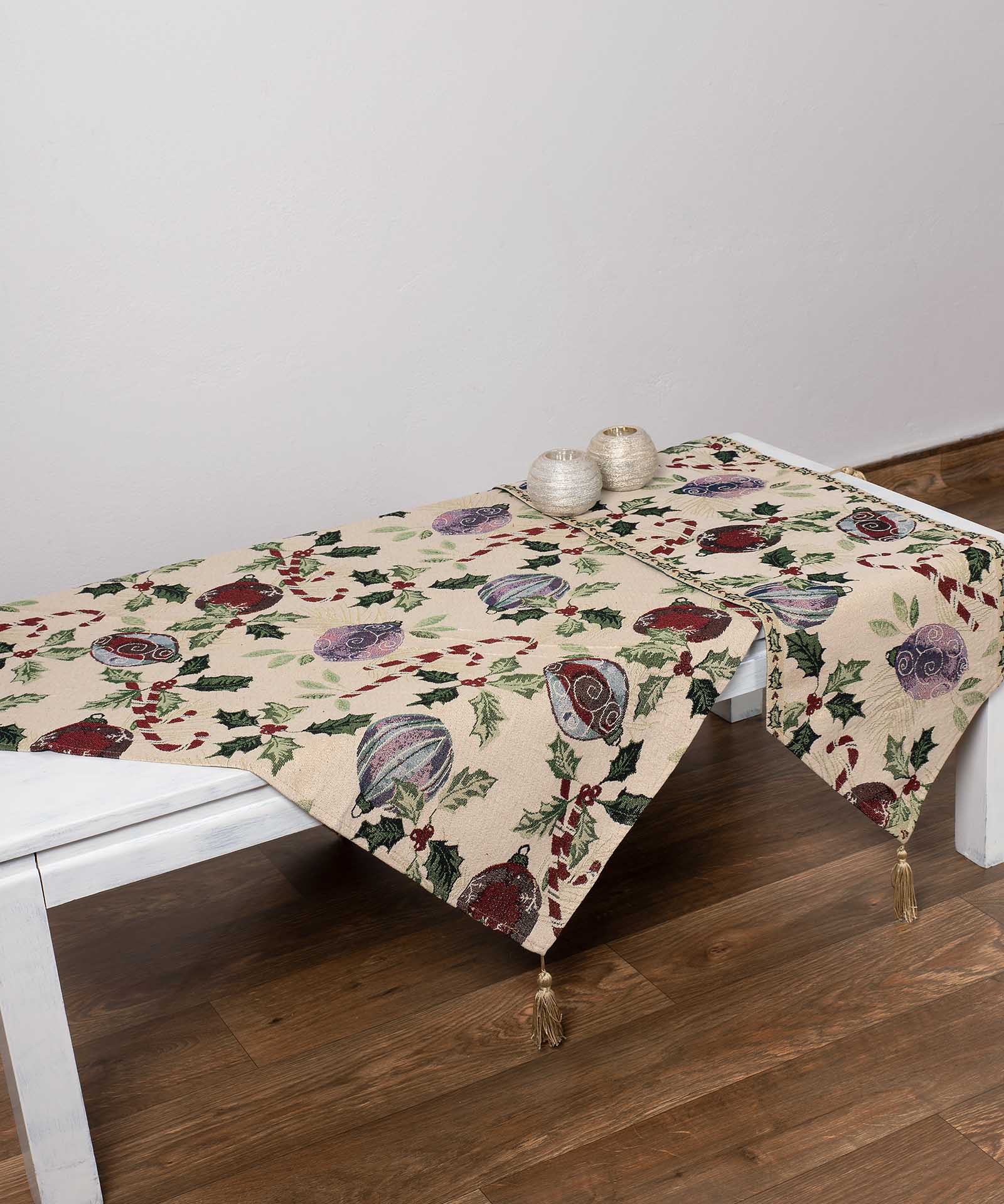 Τραβέρσα Χριστουγεννιάτικη 40x125 Silk Fashion 718